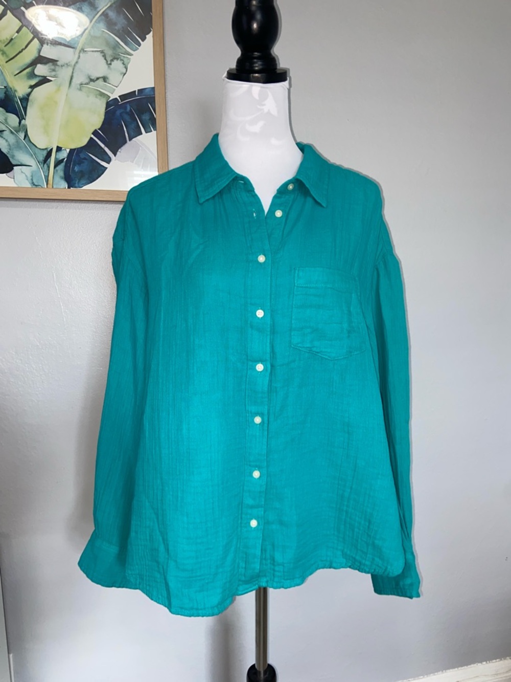 GAP gauze The Big Shirt NWT